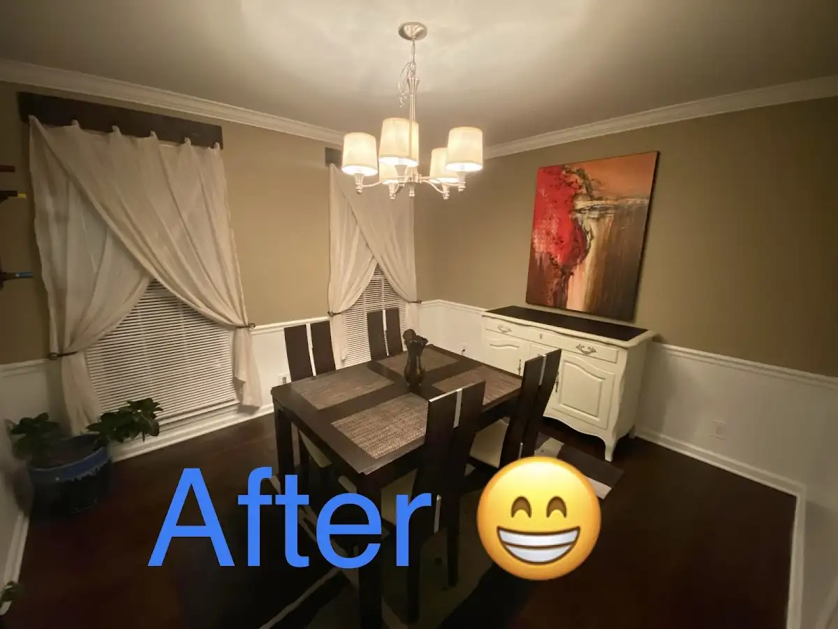 Professional dining room restoration after water damage in Walpole