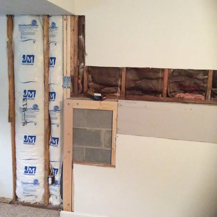 Wall insulation replacement during Odor Removal & Deodorization in Walpole